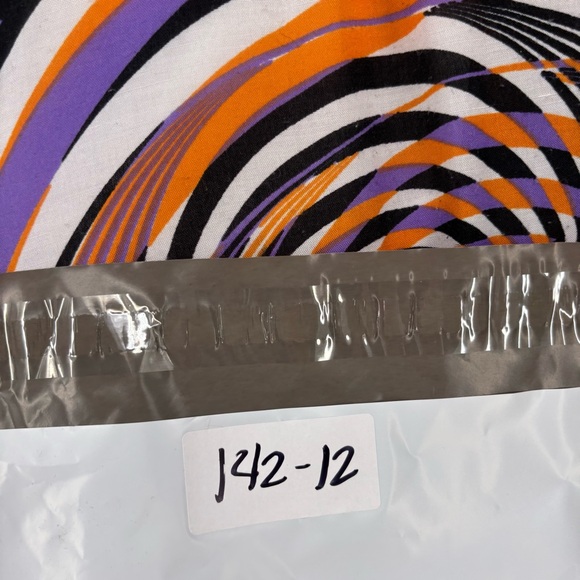 Truth 70’s Orange & Purple Ruffle Flare Colorful Funky Pants Hippie Womens M - Picture 16 of 16